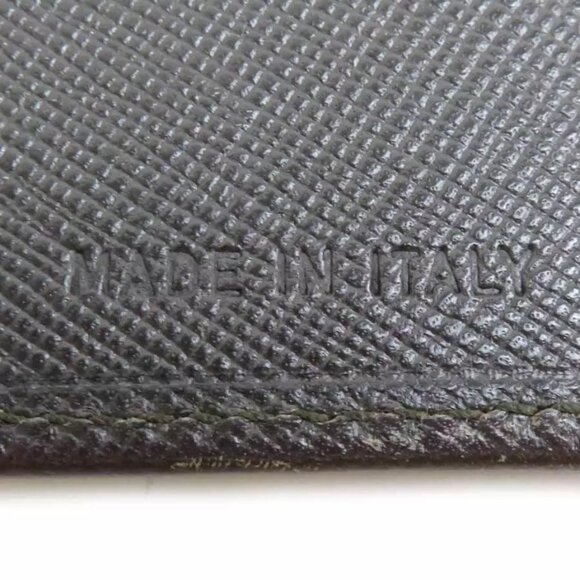 Auth PRADA Bill Compartment Brown Leather - - Picture 8 of 8
